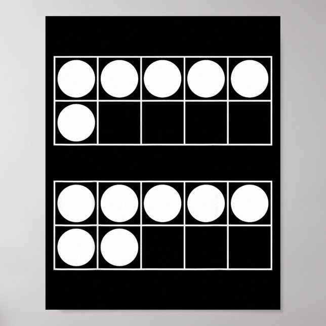 Poster Engraçado 6 7 Número Professores Alunos Seis Sete  (Frente)