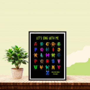 Poster Engraçado ABC