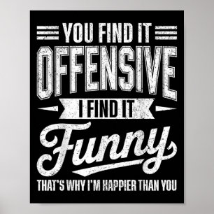 Poster Engraçado Adulto Humor Sarcástico Ofensivo Sentido