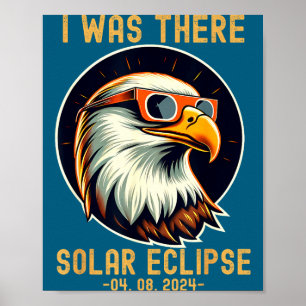 Poster Engraçado aí Eclipse Solar Total Vintage