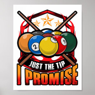 Poster Engraçado Apenas A Dica Que Prometo Que A Piscina