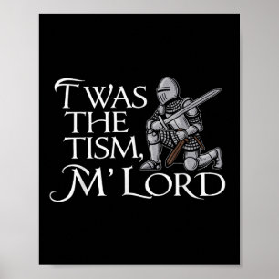 Poster Engraçado Autismo De Sensibilização Foi O Tismo M
