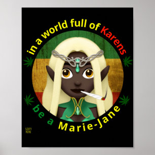 poster engraçado "BE A MARIE-JANE"