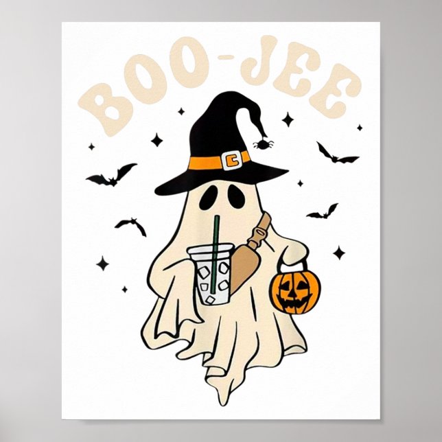 Poster Engraçado Boo-jee Ghost Halloween Boo Jee Ghost Sp (Frente)