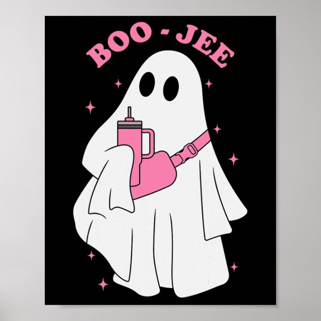 Poster Engraçado Boo-jee Ghost Halloween Boo Jee Ghost Sp (Frente)