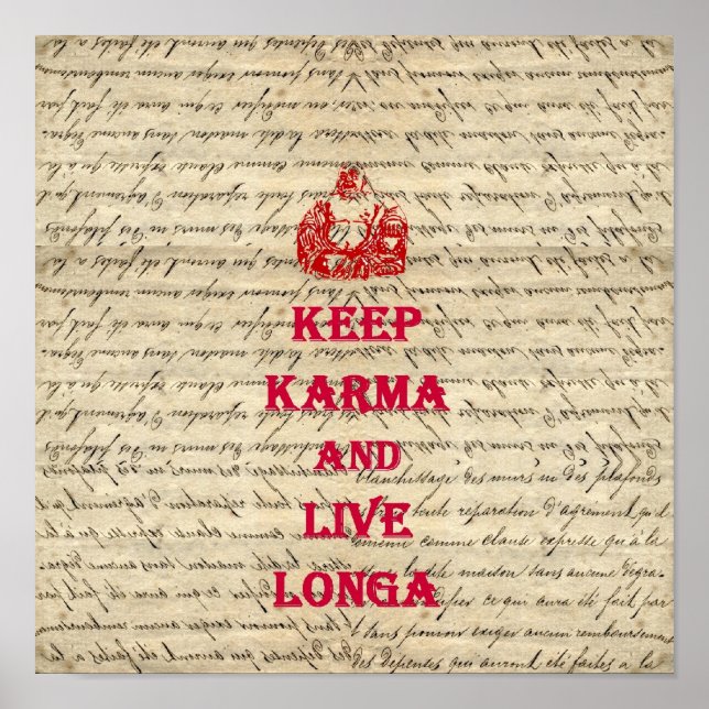 Pôster Engraçado Buda dizendo (Frente)