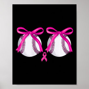 Poster Engraçado Bysebyll Atenção ao Cancer da Mama