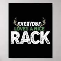 Engraçado Caçando Bons Rack-Antlers Deer Hunter Hu