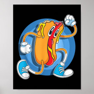Poster Engraçado Cachorro Quente Engraçado Cachorro Quent