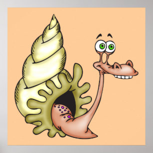 Poster Engraçado Carente Mar Animal