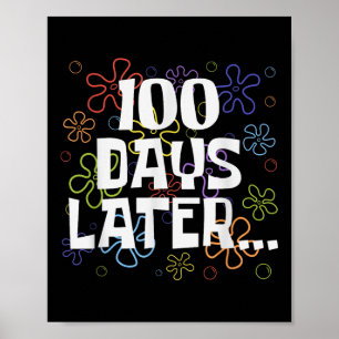 Poster Engraçado Cem Dias Depois Do 100º Dia Da Escola