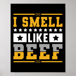 Poster Engraçado, Cheira A Lixiviados De Carne