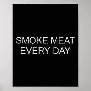 Poster Engraçado Churrasco Fumador Acessório Pitmaster Pa