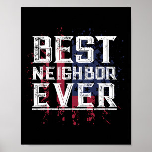 Poster Engraçado Churrasco Patriótico, obrigado a oferece