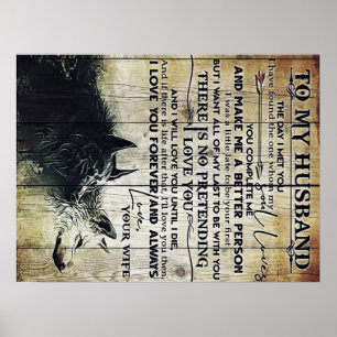 Poster Engraçado Cita Marido   Presente Para Marido  