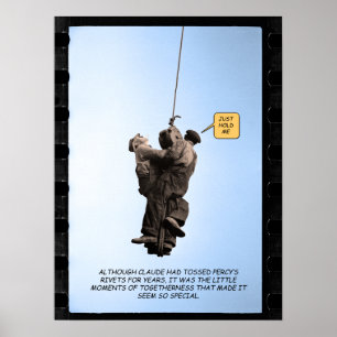 Poster engraçado - Claude e Percy