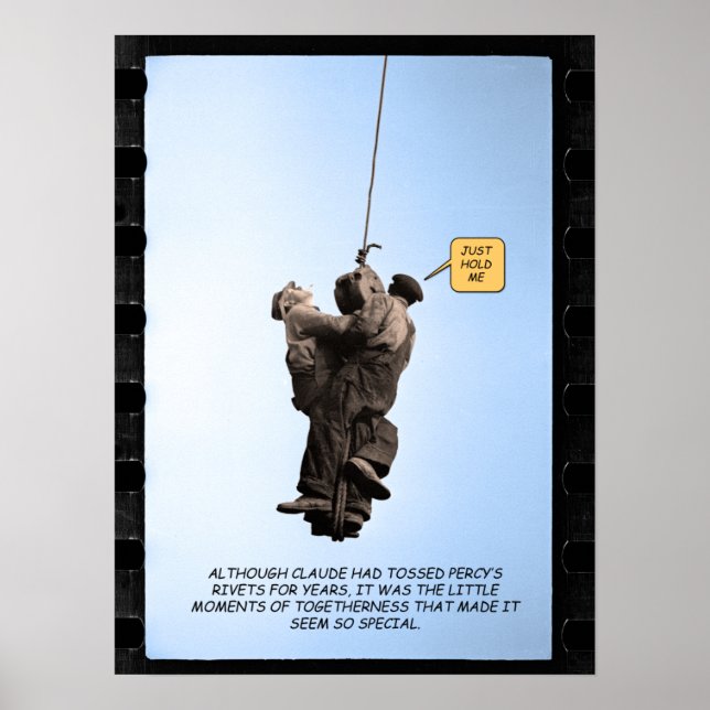 Poster engraçado - Claude e Percy (Frente)