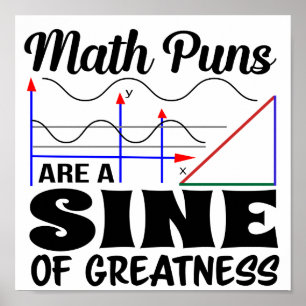 Poster engraçado da chalaça da matemática do
