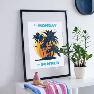 Poster Engraçado design de verão.