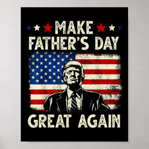 Poster Engraçado Dia de os pais Torne Excelente Dia de os