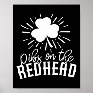 Poster Engraçado Dia de São Patrício Irlandês Shamrock Di