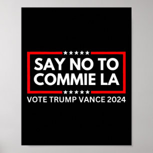 Poster Engraçado Discurso Político Não Para Cometer La Vo