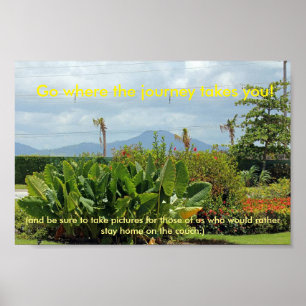 Poster engraçado do cenário
