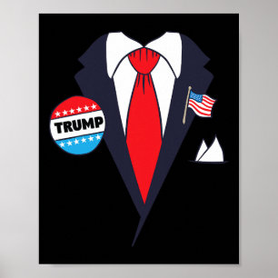 Poster Engraçado Donald Trump Halloween Figurume - Tee de