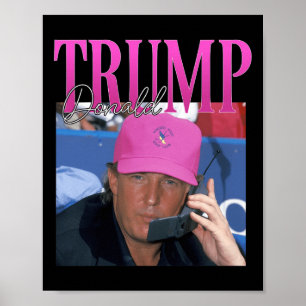 Poster Engraçado Donald Trump Sinto minha falta, mas Y2k 