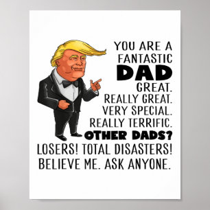 Poster Engraçado Donald Trump Você É Um Fantástico Excele
