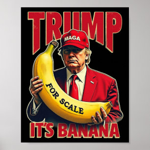 Poster Engraçado é Banana para Scales Trump 1
