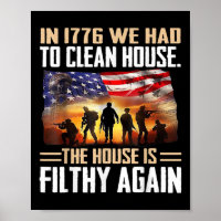 Engraçado Em 1776 Tivemos Que Limpar Camisetas De