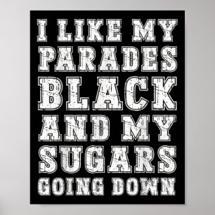 Poster Engraçado Emo Rock Música Cita Black Parade Sugar