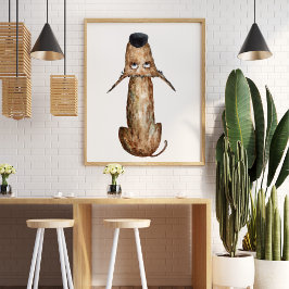 Poster Engraçado engraçado, grão-d'água