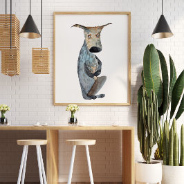 Poster Engraçado engraçado, grão-d'água