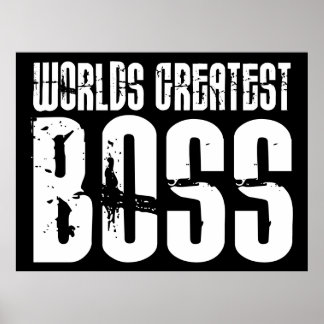 Pôster Engraçado Escritório Humor Bosses : Maior Chefe do