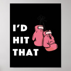 Poster Engraçado eu bater naquele boxing