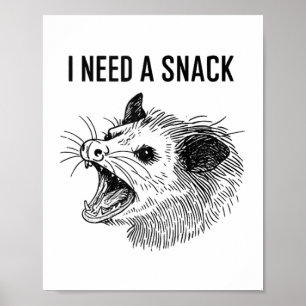 Poster Engraçado Eu Preciso De Um Meme De Cachorro - Grit