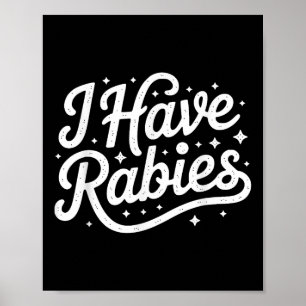 Poster Engraçado Eu Tenho Raiva E Humor Escuro Sarcástico