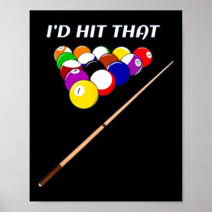 Poster Engraçado eu ter batido na Piscina do Tubarão-