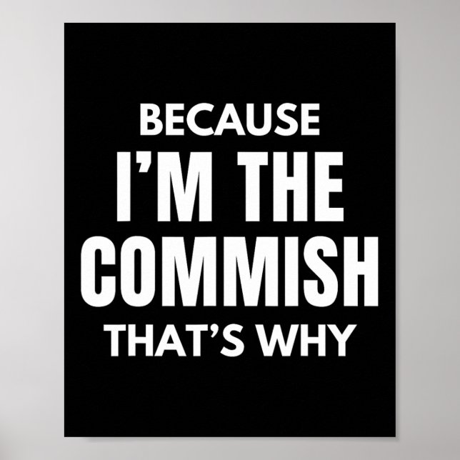 Poster Engraçado Fantasy, porque eu sou o... (Frente)