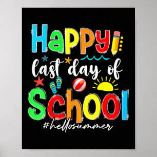 Poster Engraçado Feliz Dia Passado Da Escola Alô Teache D