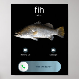 Poster Engraçado Fih Chamar, Fih Chamar Memória, Fih Fis