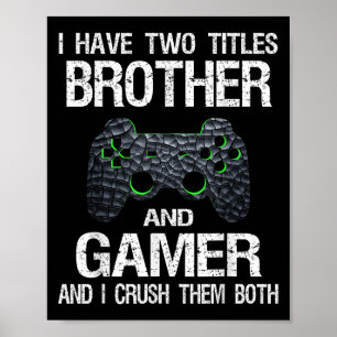 Poster Engraçado Gamer Cita Videos games para jogos Boina