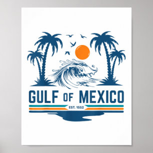 Poster Engraçado Golfo Do México Da América Dos Eua 2025