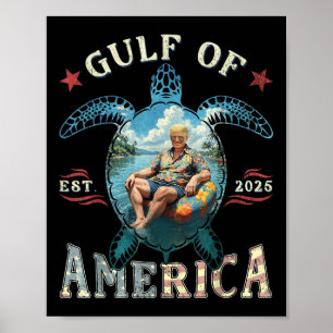 Poster Engraçado Golfo Dos Eua América Do Leste De 2025 B