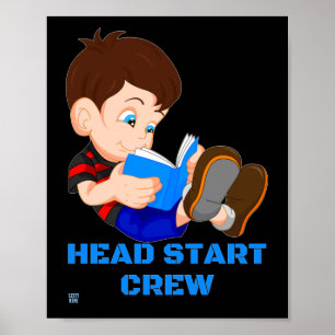 poster engraçado "HEAD START TRW"