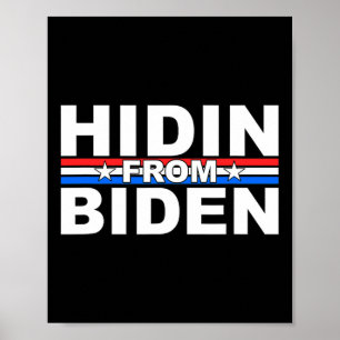 Poster Engraçado Hidrino de Biden - Anti Joe - Trump