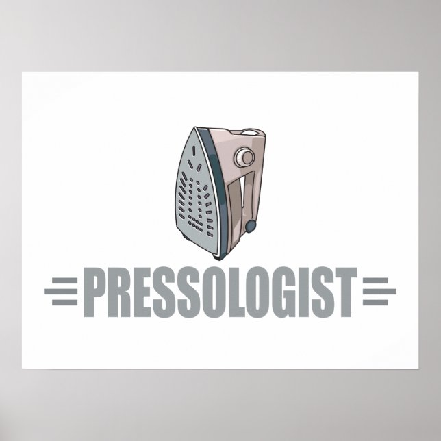 Pôster Engraçado Ironing (Frente)