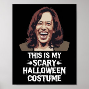 Poster Engraçado Kamala Harris Este É Meu Cos De Hallowee